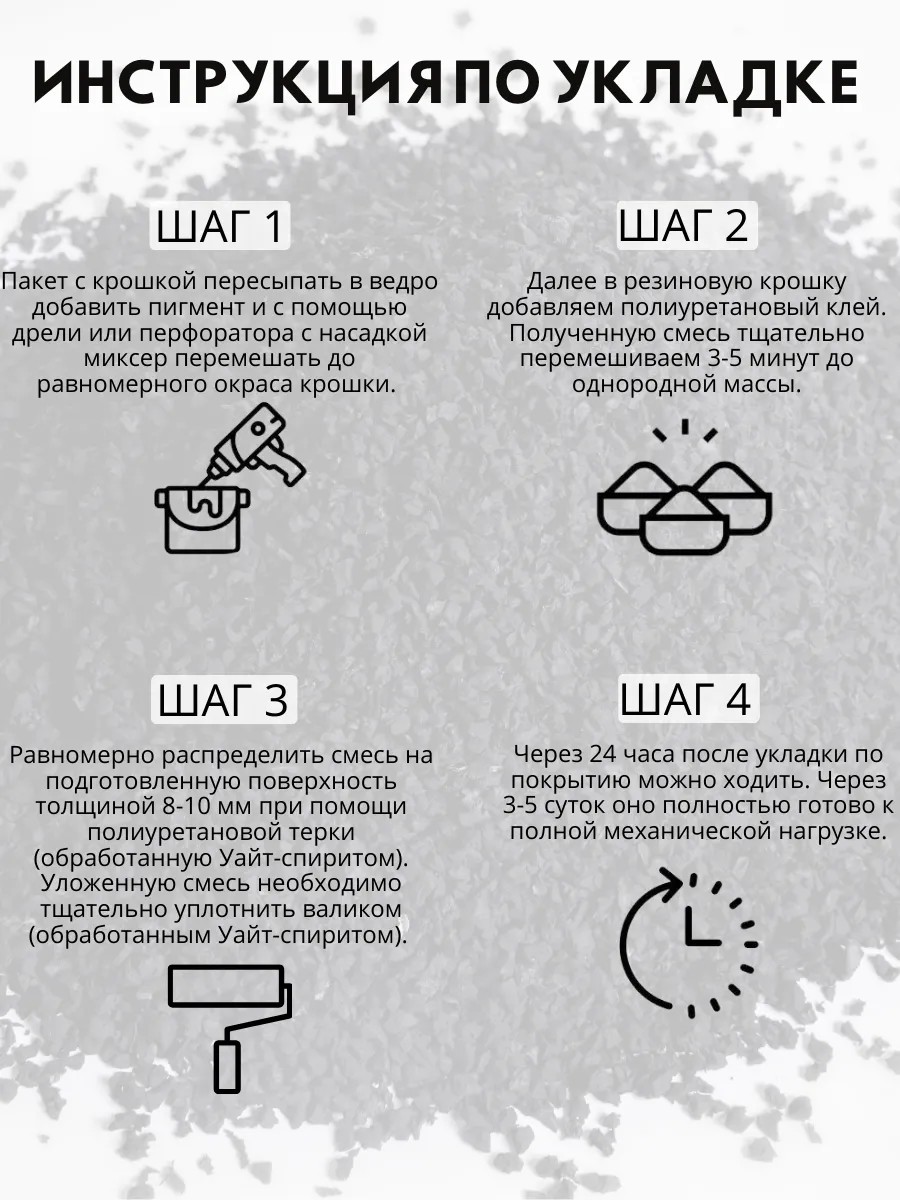 Набор мягкий асфальт (серый) 3м2